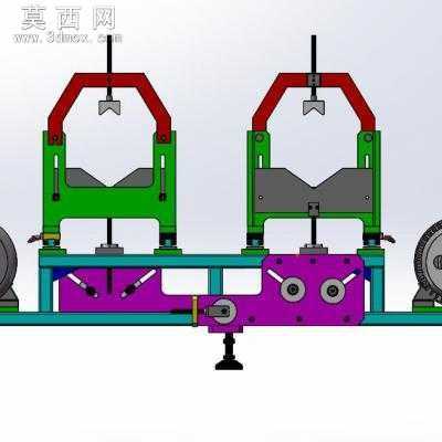 主轴跑合台 3D模型