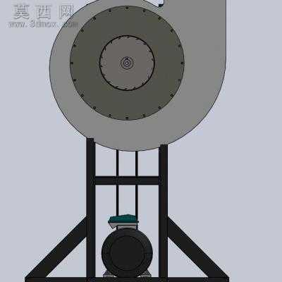强力l排气扇 3D模型