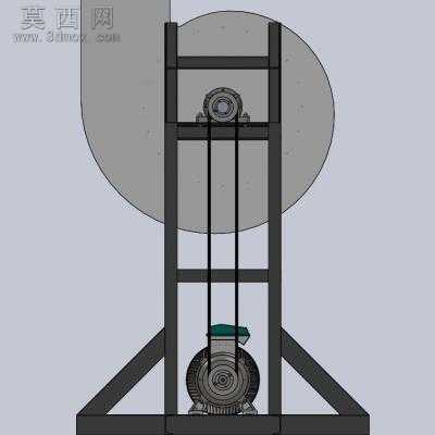 强力l排气扇 3D模型