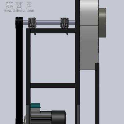 强力l排气扇 3D模型