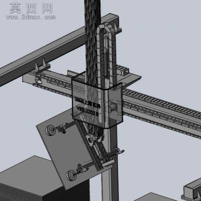 板子翻转检测机械手 3D模型
