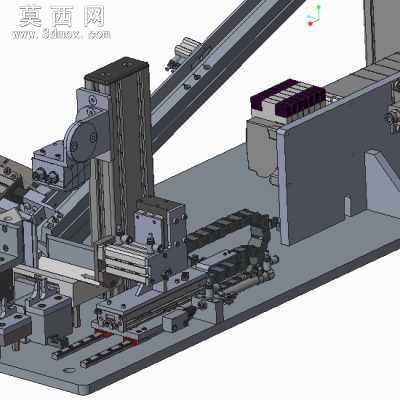 螺母的自动送料机构 3D模型