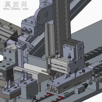 螺母的自动送料机构 3D模型