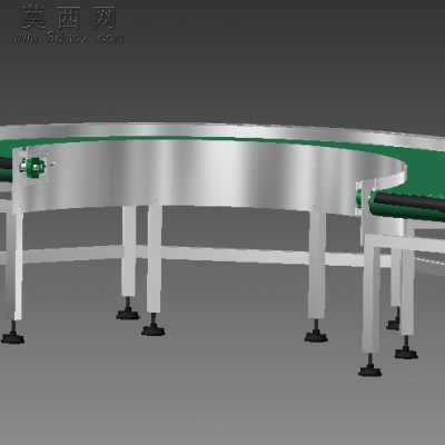 180转弯皮带线 3D模型