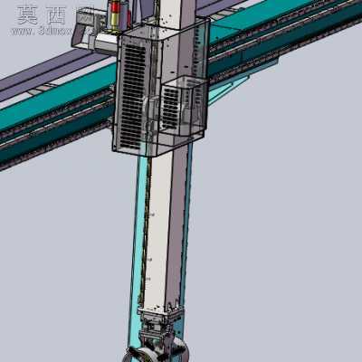50Kg单轴桁架机械手整套图纸 3D模型