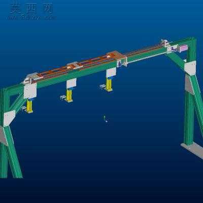 R008后盖自动检测、除静电、贴膜机 3D模型
