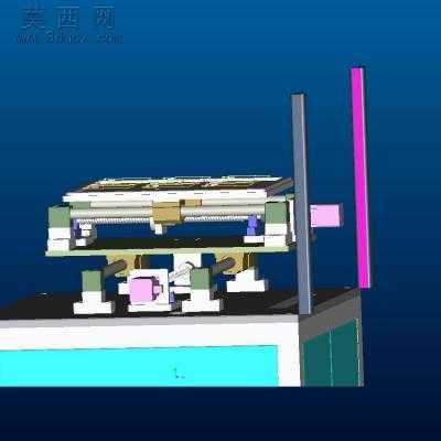 R008后盖自动检测、除静电、贴膜机 3D模型
