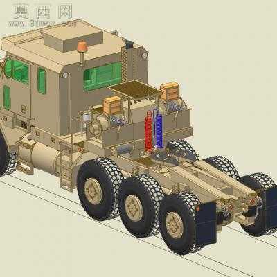 E m1070��ʲ��ʲ����� ̹�����˳� ����ģ�� ��ά��ģͼֽ���� m1070-truck-tractor-oshkosh 3Dģ����