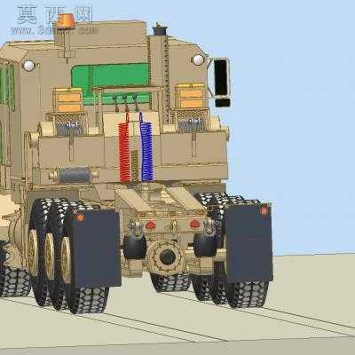 E m1070��ʲ��ʲ����� ̹�����˳� ����ģ�� ��ά��ģͼֽ���� m1070-truck-tractor-oshkosh 3Dģ����