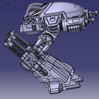 ��еս��Ed-209 3Dģ��