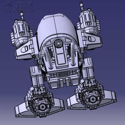 ��еս��Ed-209 3Dģ��