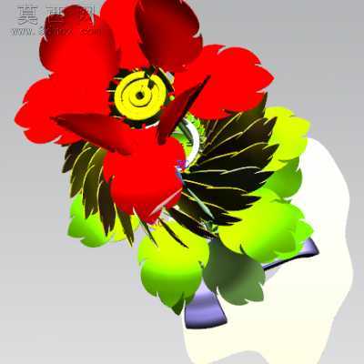 ���� ֲ�� ��ƿ ���� ������ά��ģ 3Dģ�ͣ�Sl