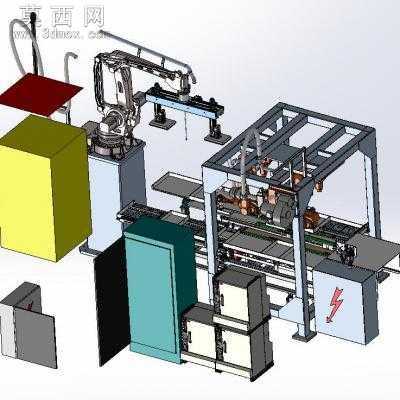 宝洁卫浴产品输送带线 3D模型