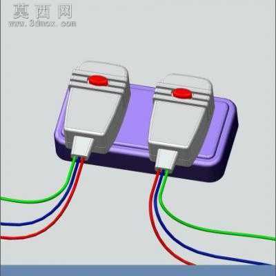 ©����Դ�ߵ����ܼ���豸 3Dģ��
