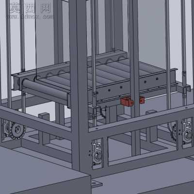 智通升降机提升机 3D模型