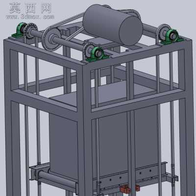 智通升降机提升机 3D模型