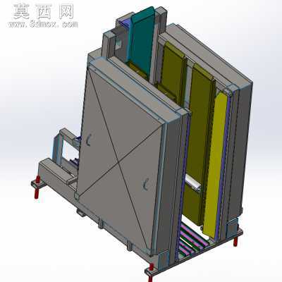 双向堆垛机 3D模型