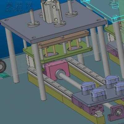 插头后盖贴膜机 3D模型