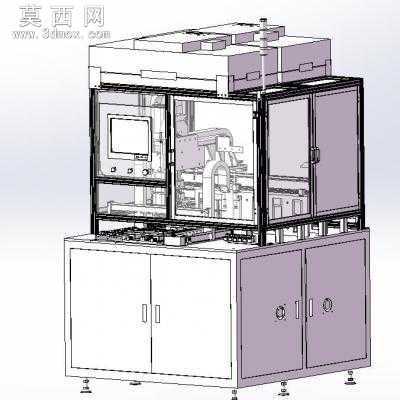 电子产品全自动贴膜机 3D模型