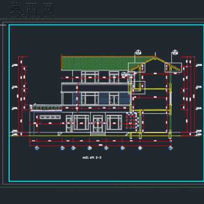 美式别墅3D模型和CAD设计图、施工图 3D模型SketchUpRevit设计,skp