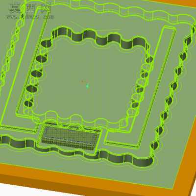 发光纸质相框 3D模型