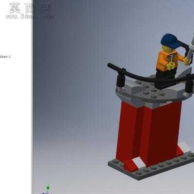 乐高速度冠军赛保时捷919及混合动力917赛车维修 3D模型