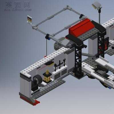 乐高速度冠军赛保时捷919及混合动力917赛车维修 3D模型