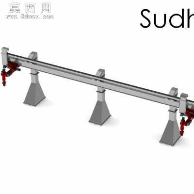 桁架龙门式工业机器人系统 3D模型