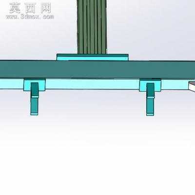 2轴齿轮齿条桁架机械手 3D模型