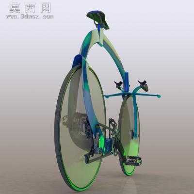 创意比赛自行车 3D模型,Sl