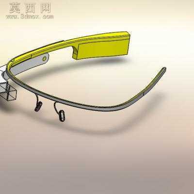 google-glass 谷歌眼镜 3D模型