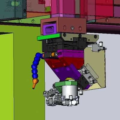 CNC数控车床机械手自动化双臂型机械手 3D模型