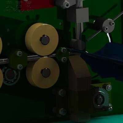 弹簧垫生产机高速 3D模型