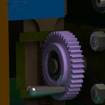 弹簧垫生产机高速 3D模型