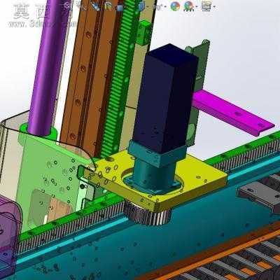 B650三轴伺服机械手、注塑机械手含全套工程图 3D模型