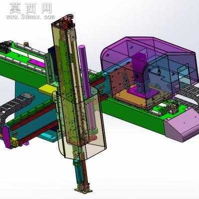 B650三轴伺服机械手、注塑机械手含全套工程图 3D模型