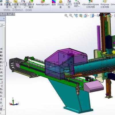 B650三轴伺服机械手、注塑机械手含全套工程图 3D模型