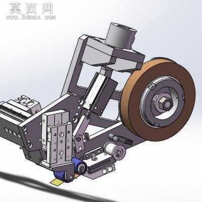 自动贴胶带机构 3D模型
