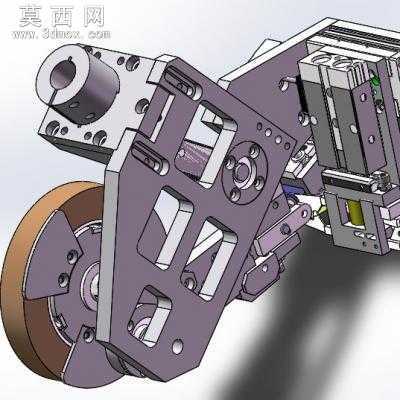 自动贴胶带机构 3D模型