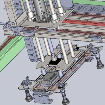 大桁架机械手出料架全套、抓取机械手设备 3D模型