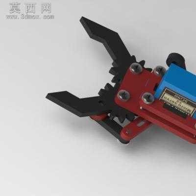 arduino机器人机械手设计 3D模型