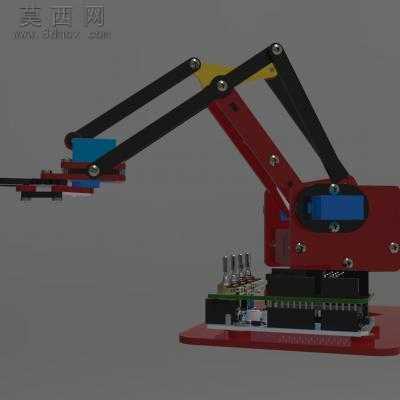 arduino机器人机械手设计 3D模型