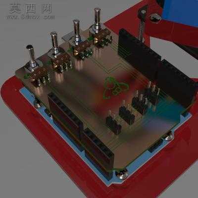 arduino机器人机械手设计 3D模型