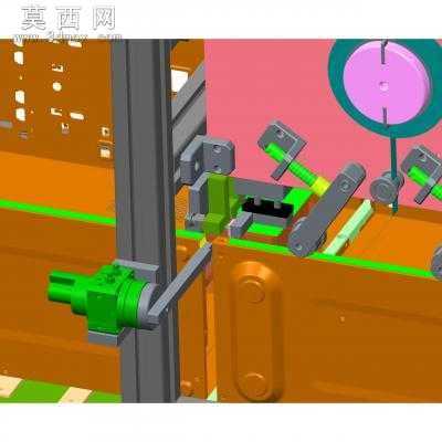 自动贴胶线设备 3D模型