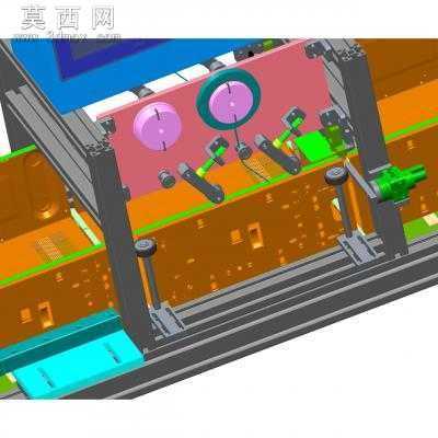 自动贴胶线设备 3D模型