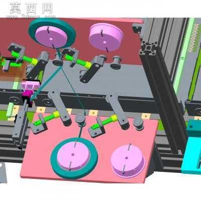 自动贴胶线设备 3D模型