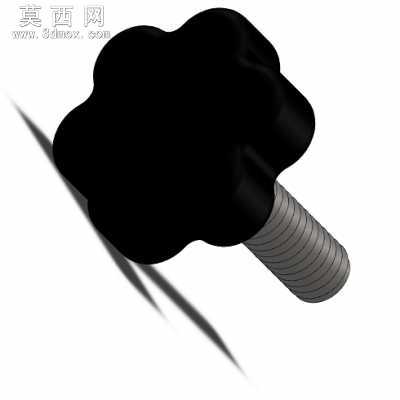 星形顶丝 3D模型,