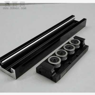 自动伸缩轻型货叉双滚珠丝杆升降机 3D模型