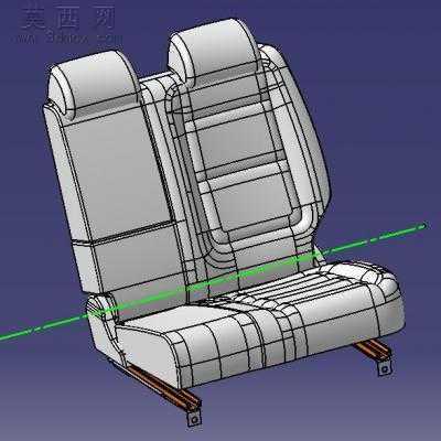 座椅总成 3D模型