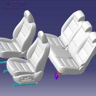 座椅总成 3D模型